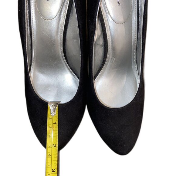 X-APPEAL Licorice Style Black Close Point Toe Hidden Heel Wedge Woman's size 9 - Picture 13 of 16